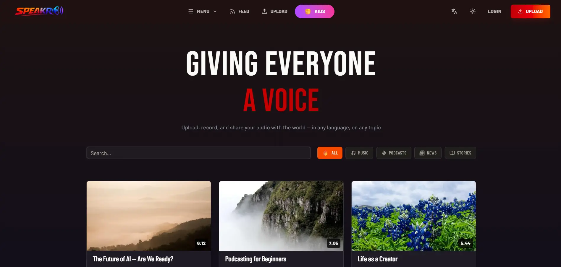 Speakr project